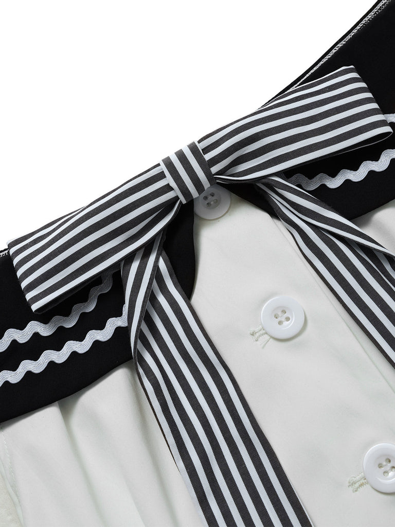 [Pre-Sale] 1950s Bow Vintage Classic Dress 7