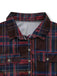 Red And Brown 1970s Plaid Dress 4