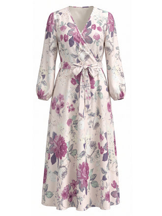 Purple 1960s Vintage Classic Dress 2