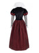 Dress Col Montant Queen of Hearts Halloween Costume Années 1970 2