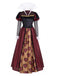 Dress Col Montant Queen of Hearts Halloween Costume Années 1970 3