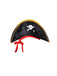 Robe Rouge et Noir Pirate Costume Lacé High Low Années 1940