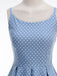 Robe Bretelles Spaghetti à Pois Évasé Années 1950 5
