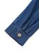 Robe Bleu Revers Boutonné Denim Shirt Années 1950