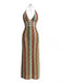 Pat 1970s Floral V Neck Dress 2