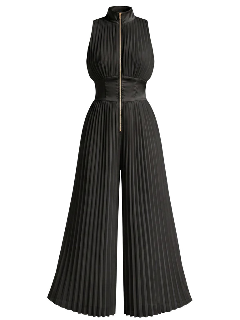 Combinaison Col Montant Corset Cintré Taille Plissé Années 1950 6