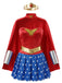 Robe Multicolore Wonder Woman Complete Halloween Cosplay Costume Années 1950 2