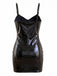 Robe Irisé Métallique Bretelles Fines Mini Années 1960 8