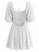 Robe Paillettes Manches Bouffantes Dos Nu Années 1960