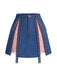 [Prévente] Mini Jupe Bleue Denim Dentelle Détail Chaîne Années 1950 2