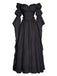 Robe Épaules Dénudées Virago Manche Taille Empire Long Années 1930