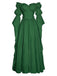 Robe Épaules Dénudées Virago Manche Taille Empire Long Années 1930