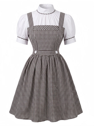 Grey 1950s Vintage Classic Dress 2