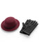 Ensemble de cosplay clown effrayant rouge pour Halloween années 1940
