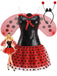 Ensemble de costume coccinelle à pois pour Halloween années 1960