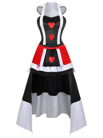 Ensemble costume 2PCS noir de Reine de Cœur années 1930