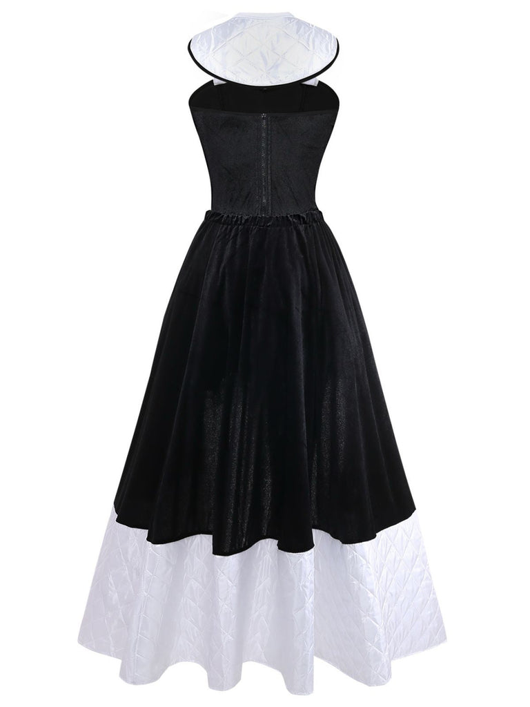 Ensemble costume 2PCS noir de Reine de Cœur années 1930