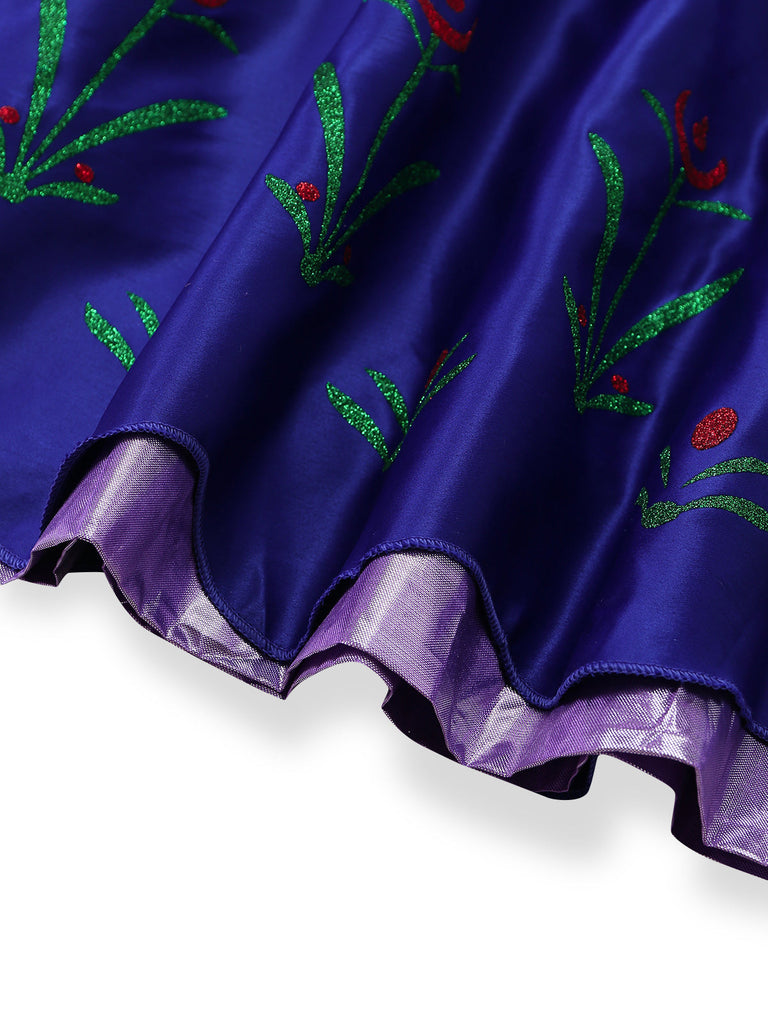 Robe Princess Halloween Cosplay avec Cape Années 1940