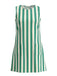 Robe Rayé Sans Manches Ligne A Mini Années 1960 4
