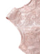 Robe Rose Jacquard Imprimé Nœud Sans Manches Crayon Années 1960 7
