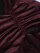 Robe gothique d’Halloween en dentelle et tulle, lacée et froncée années 1950