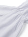 2PCS Lie-de-Vin Off‑Shoulder Top et à Volants Étagés Volant Jupe Années 1950