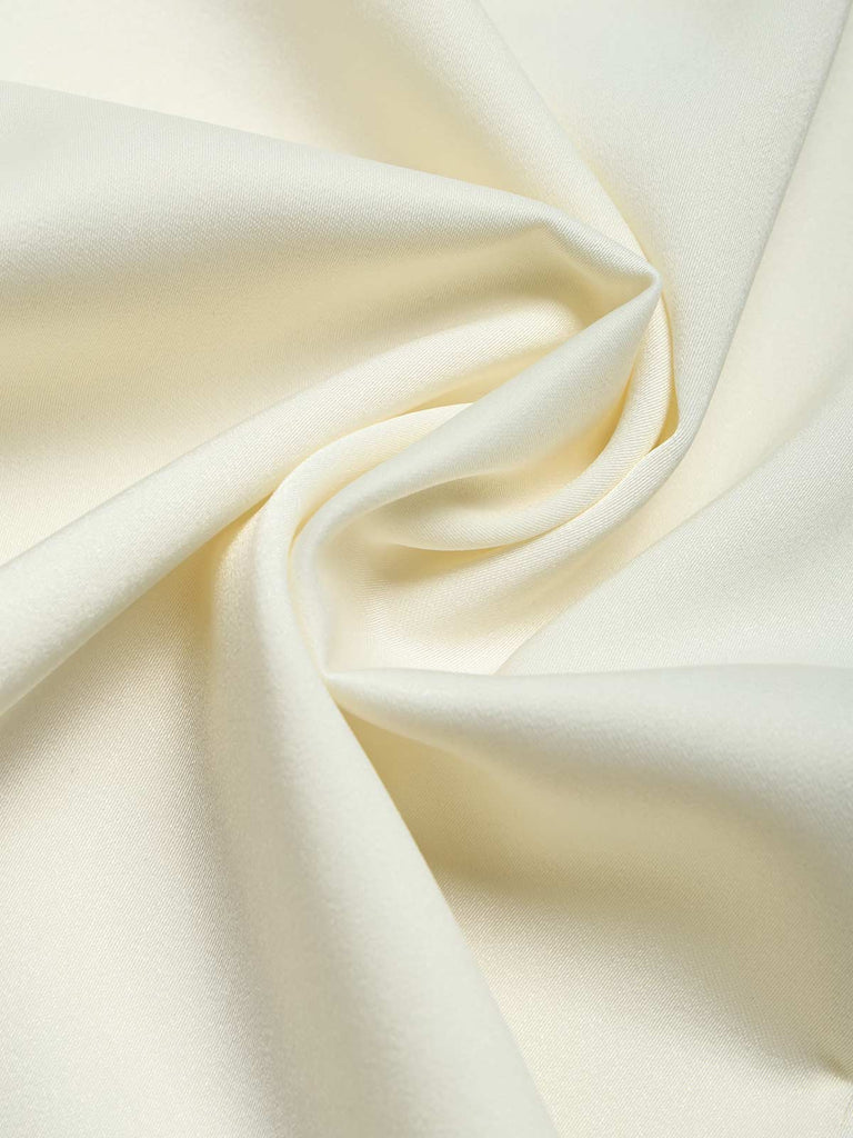 [Prévente] Blouse crème à col lavallière et manches longues Années 1940