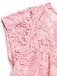 [Prévente] Robe Rose Sweetheart Dentelle Pearl Belt Umbrella Années 1950