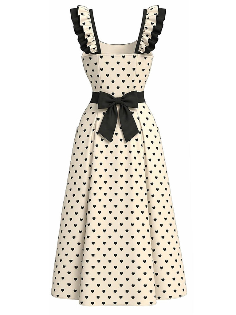 [Pre-Sale] Abb 1940s Ruffle Patchwork Vintage Dress 2