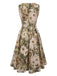 Green 1950s Vintage Classic Dress 2