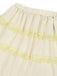 Jupe Beige Dentelle Victorienne Superposée Asymétrique Années 1950 4