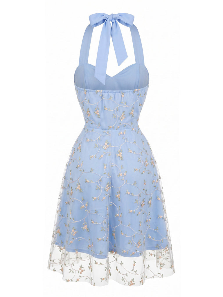 1950s Halter Vintage Classic Dress 15