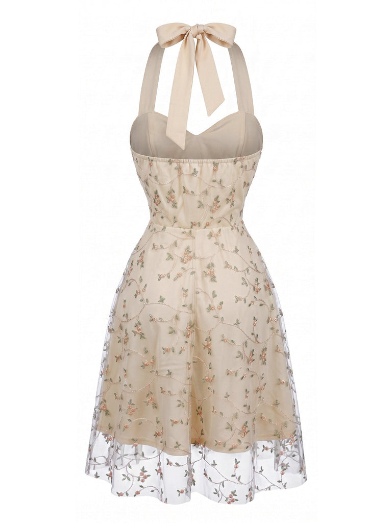 1950s Halter Vintage Classic Dress 2