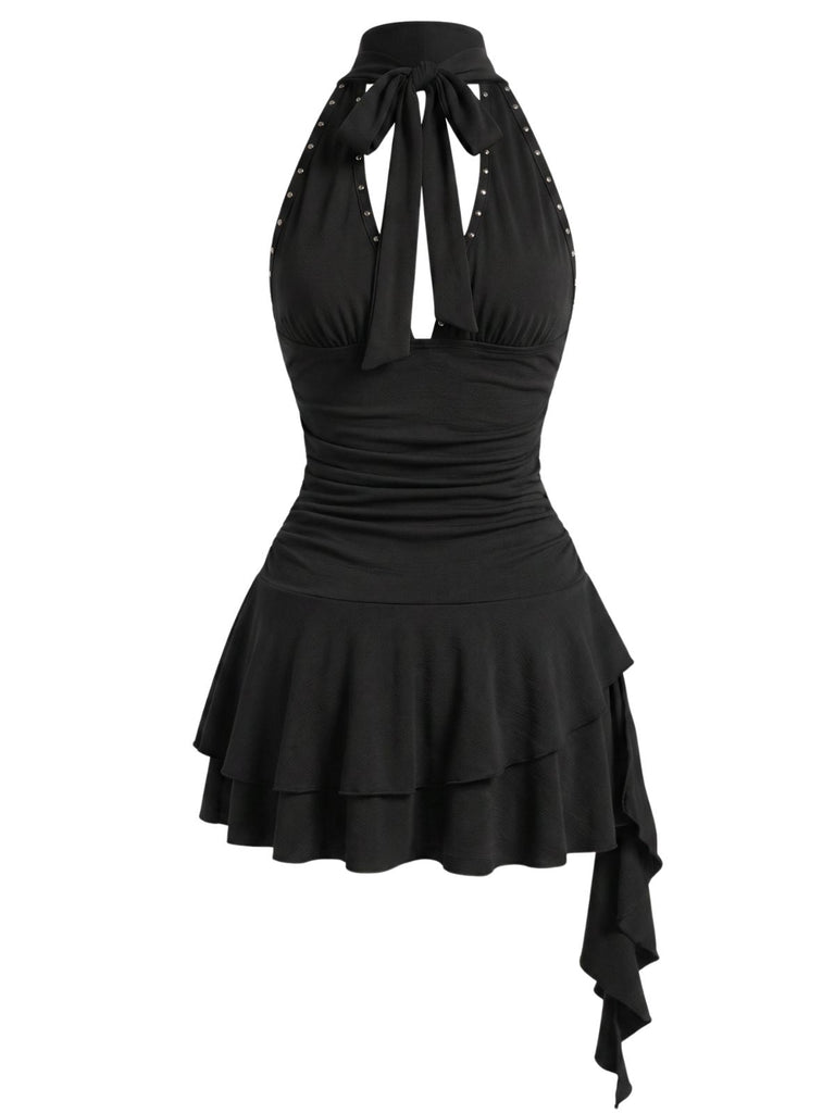 Brown 1960s Vintage Classic Dress 2