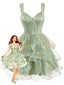 Robe Corset Brodée Florale Tulle Années 1950
