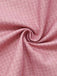 Robe et tablier roses velours encolure en cœur et boutonnage sur le devant années 1950