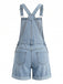 Light Blue 1950s Denim Vintage Classic Romper 2