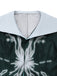 Halloween Noir et Bleu Éclair Sorcier Cape Costume Robe Années 1940