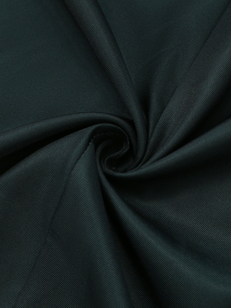 Halloween Noir et Bleu Éclair Sorcier Cape Costume Robe Années 1940