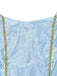 Set Robe Costume Princesse Cendrillon Bleu Clair Années 1970