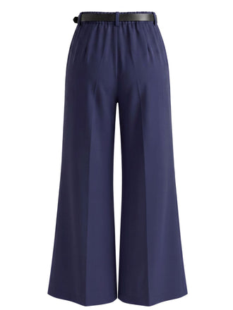 Pantalon taille haute à ceinture et jambes larges années 1960 - 2