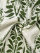 Combinaison verte dos nu à motif végétal Années 1940