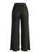 Pantalon Plissé à Taille Haute et Jambes Larges Années 1940
