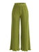 Pantalon Plissé à Taille Haute et Jambes Larges Années 1940