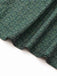 Robe Vert Imprimé Fleurie Col Carré et Tablier Années 1950