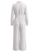 Combinaison à col, boutonnée devant, manches longues et jambes larges années 1930