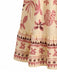 Robe bohème florale à col carré et manches papillon Années 1970