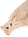 [Prévente] Blouse beige à col volanté, manches ballon et boutons années 1970 - 6