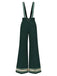 [Prévente] Ensemble deux pièces, blouse à manches ballon et pantalon à bretelles galonné années 1970 - 13