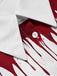 [Prévente] Ensemble 2PCS chemise à taches de sang et jupe pied-de-poule taille haute années 1940